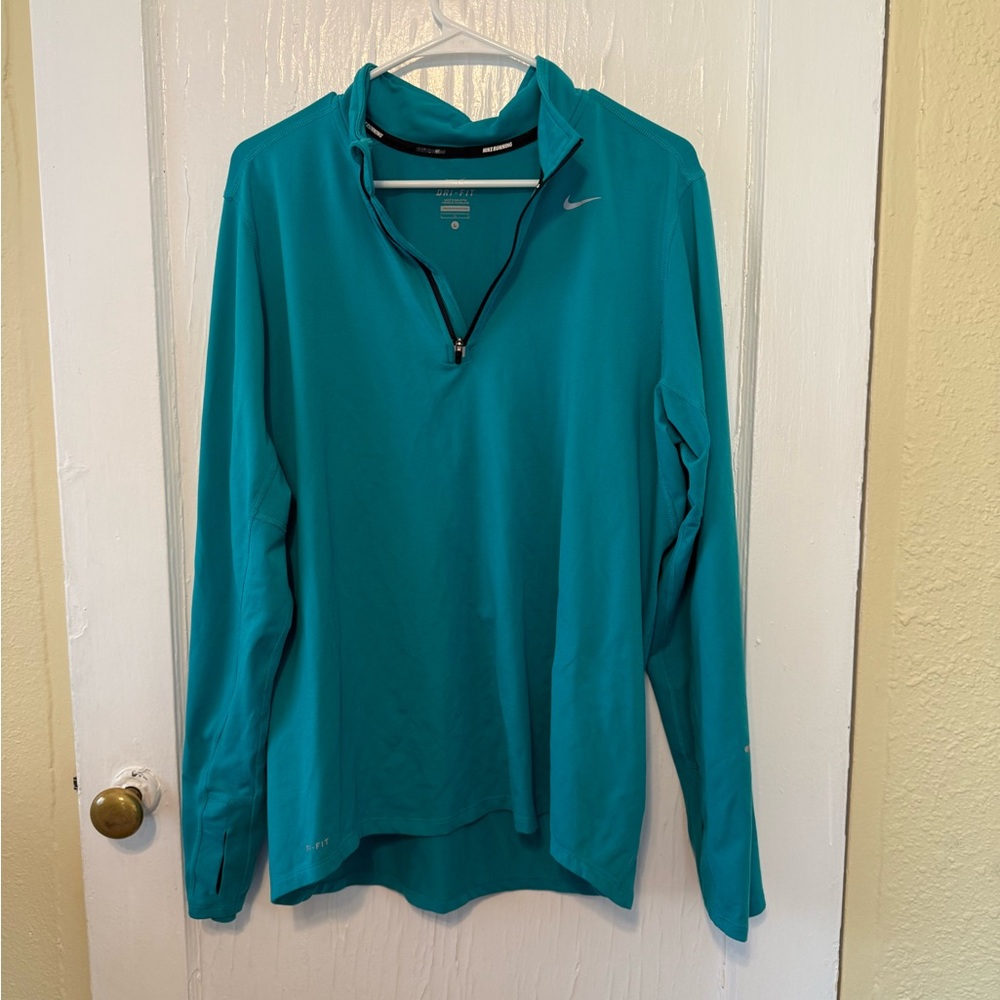Nike Men's Turquoise Dry Fit Shirt